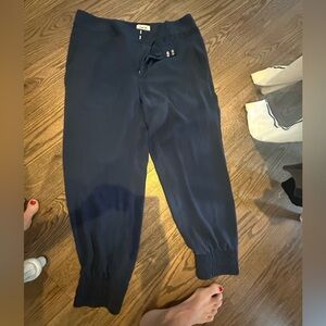 Helmut Lang Midnight Blue Cropped Pants